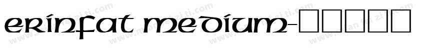 ErinFat Medium字体转换